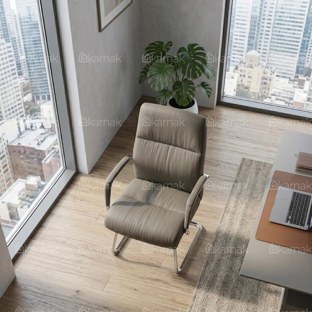Bryan Visitor Chair – Black & Grey