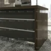 Keno Executive Desk-Walnut & Grey