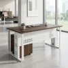 Light Walnut White
