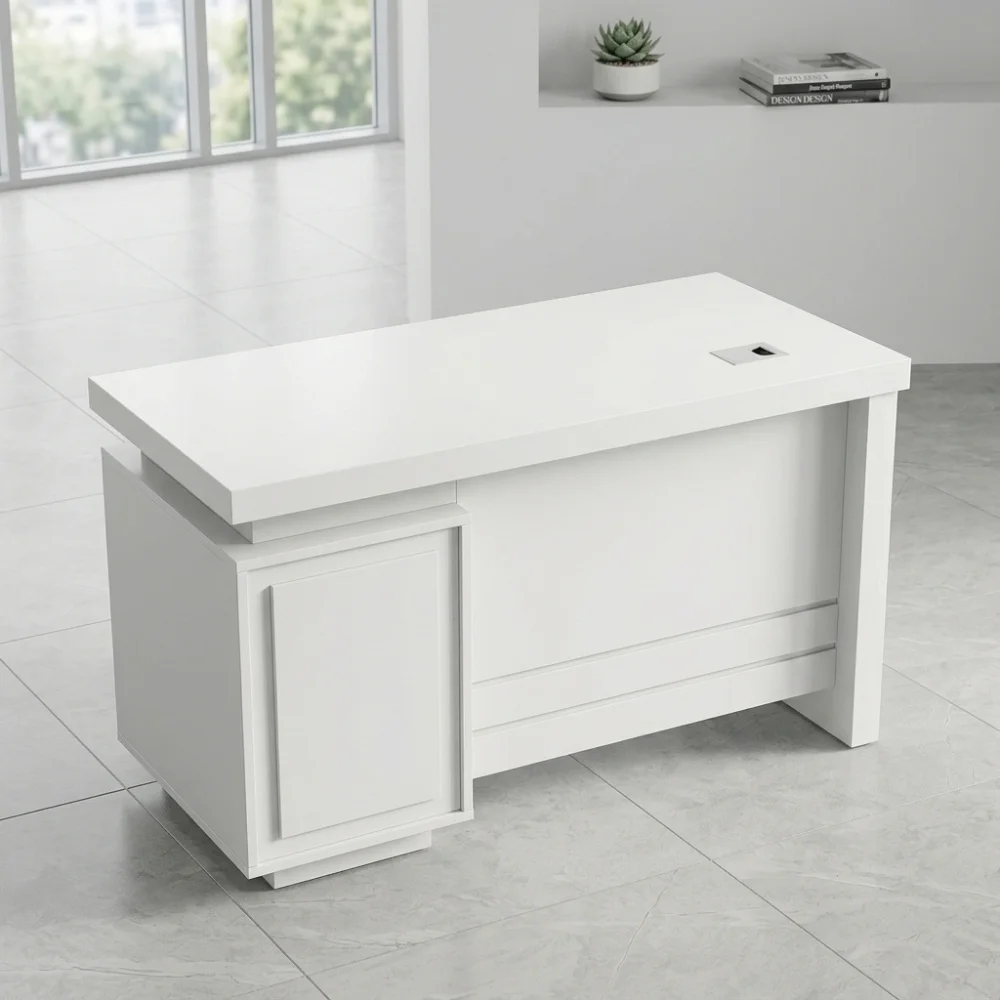 Waul Office Table -White