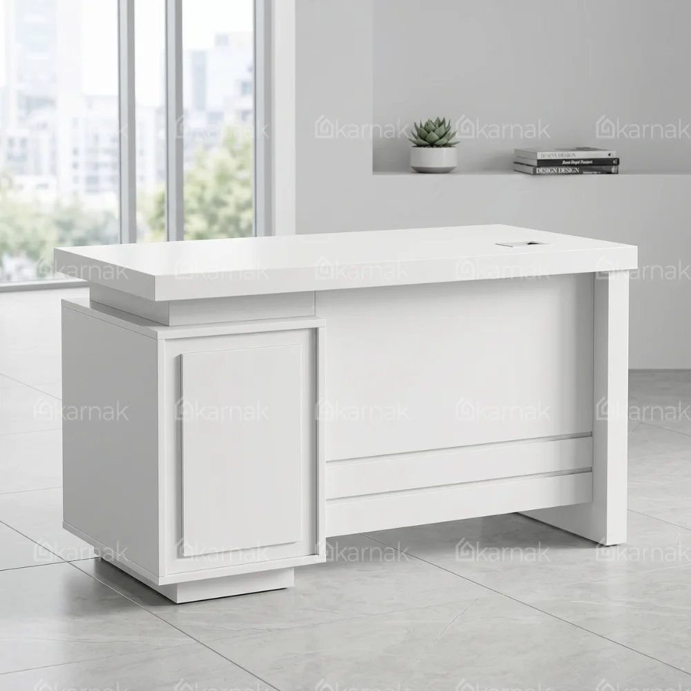 Waul Office Table -White