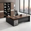 Rimi Office Desk 1.6 – Coffee + Grey