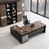 Rimi Office Desk 1.6 – Coffee + Grey