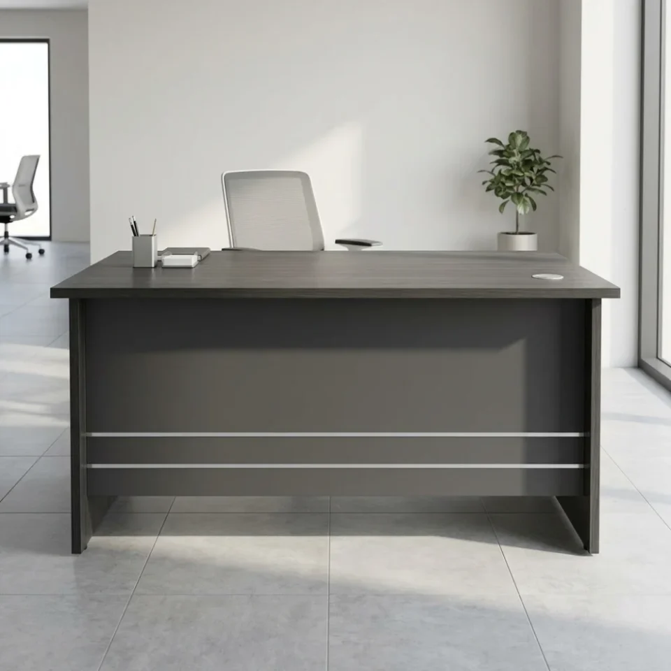 Skye Office Table 1.0 & 1.2 – Oak + Khaki & Coffee + Grey…