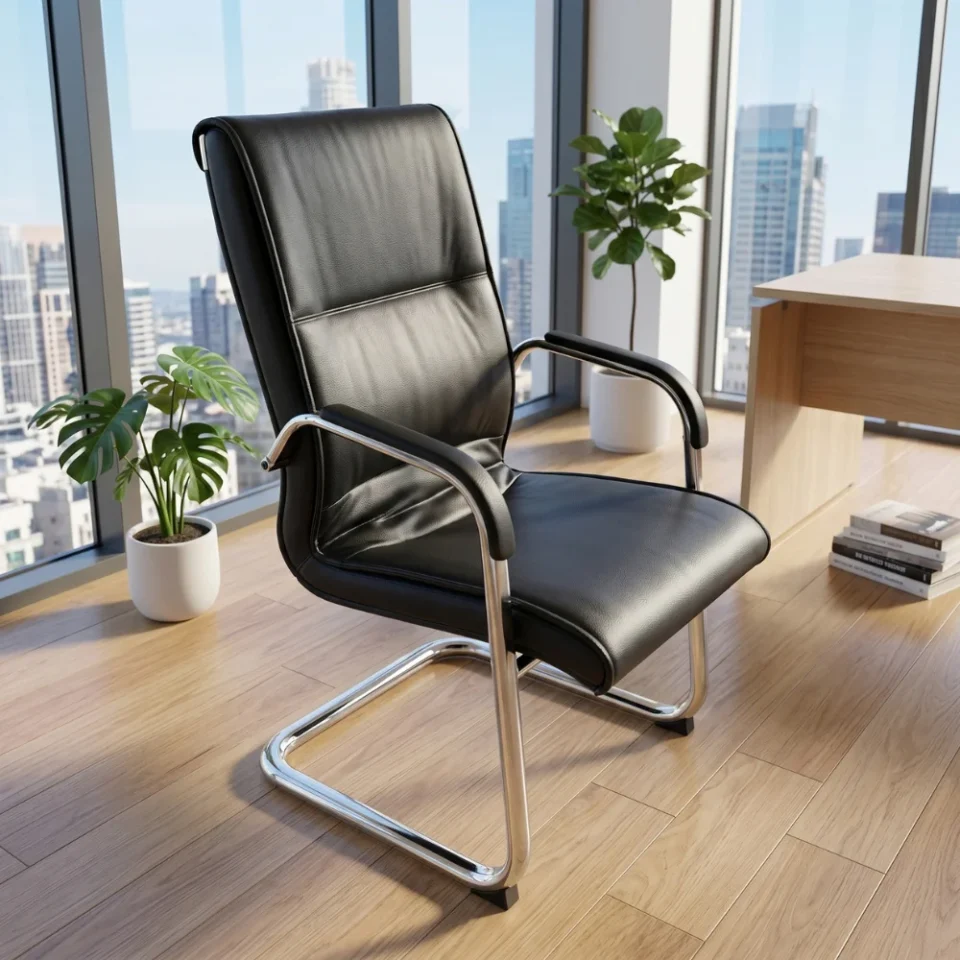 Spanio Visitor Chair – Black…