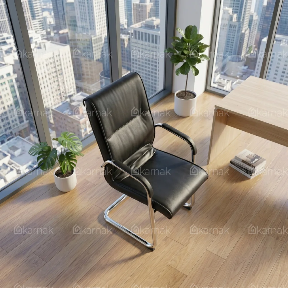 Spanio Visitor Chair – Black