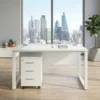 Stylist Single Person Workstation – White