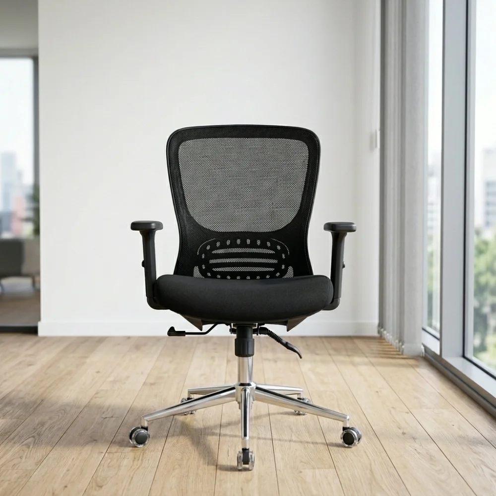 Styro Medium Back Office Chair – Black