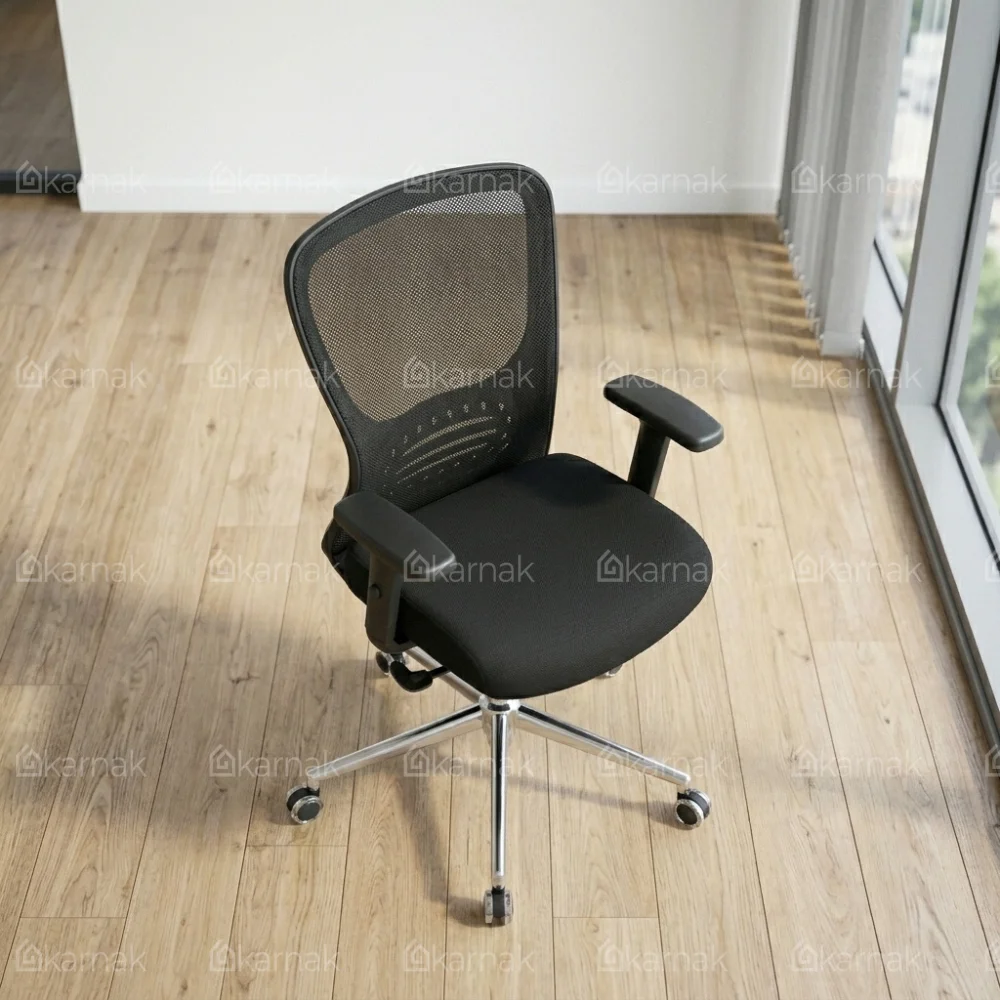 Styro Medium Back Office Chair – Black
