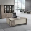 Tami Office Desk 1.6 – Oak + Khaki