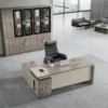 Tami Office Desk 1.6 – Oak + Khaki