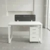 Single Person Trendora Workstation -White