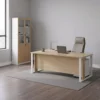 Urban Aura Office Table – Oak