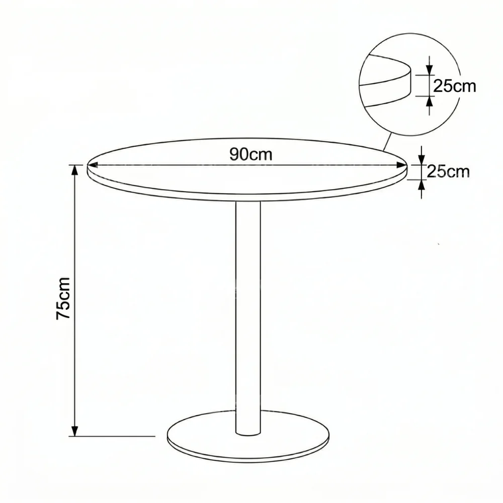 Urbanique Round Table- Oak
