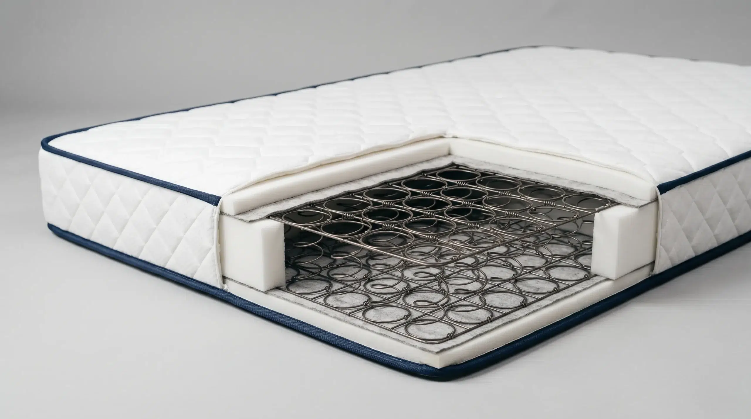 Bonnel spring mattress Dubai, interior coil system view, Karnak Home