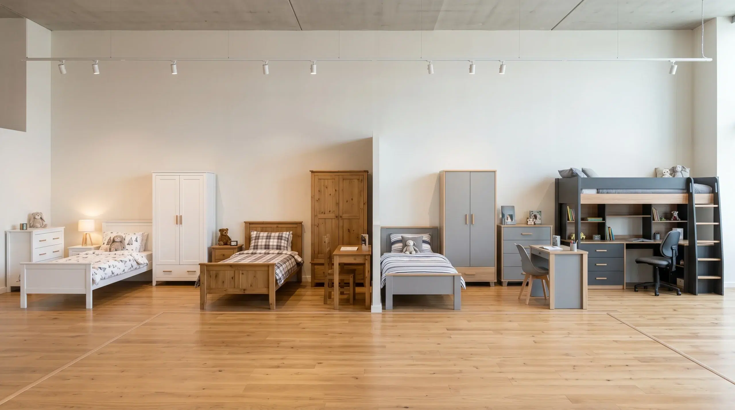 Kids furniture collections Dubai, white, pine and two-tone bedroom sets at Karnak Home