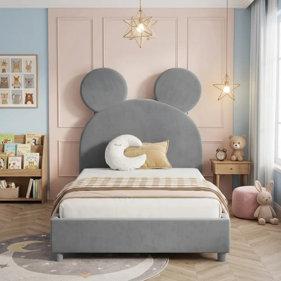 Clouden Kids Bed – Grey
