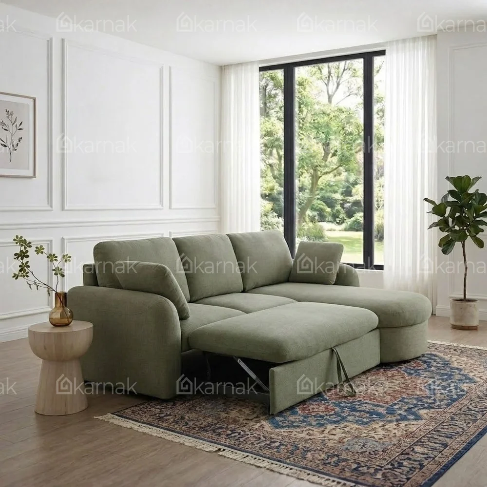 Solvex Sofa Bed – Olive