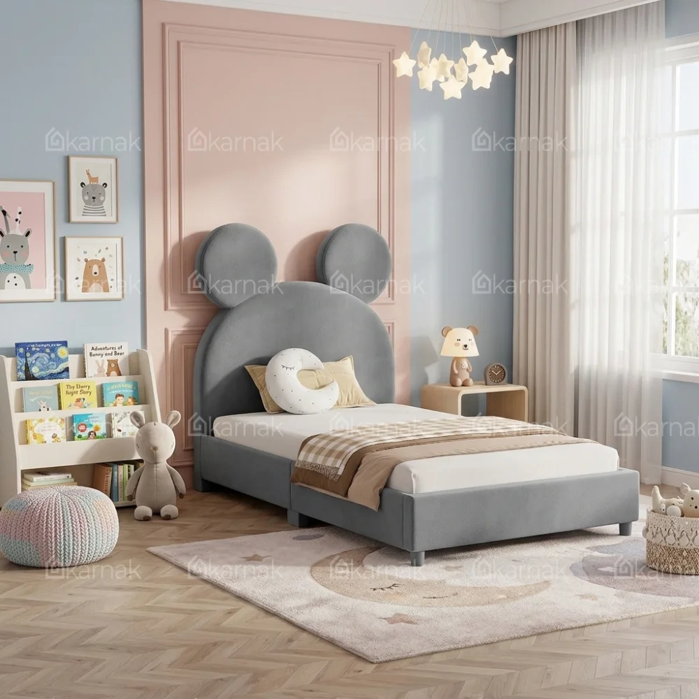 Clouden Kids Bed – Grey
