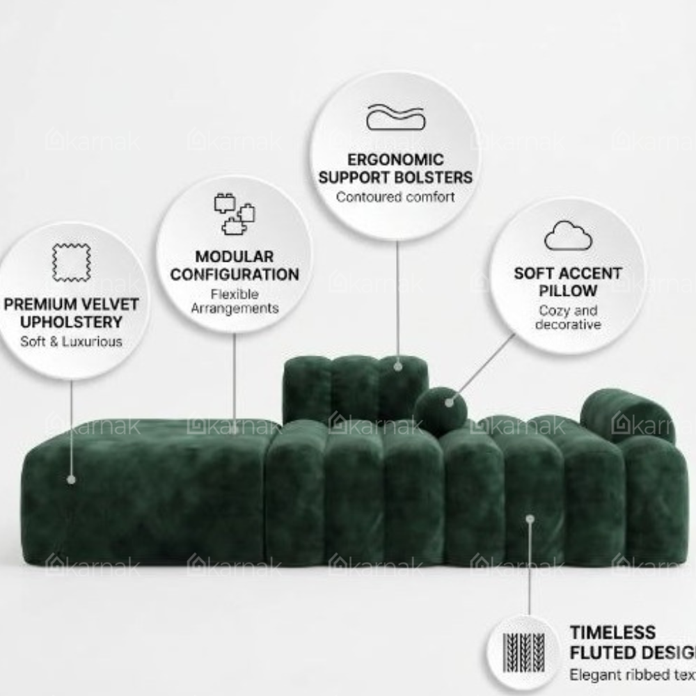 Modurex Modular Sofa – Green
