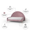 Rainovia Rainbow Kids Bed – Pink