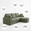 Solvex Sofa Bed – Olive