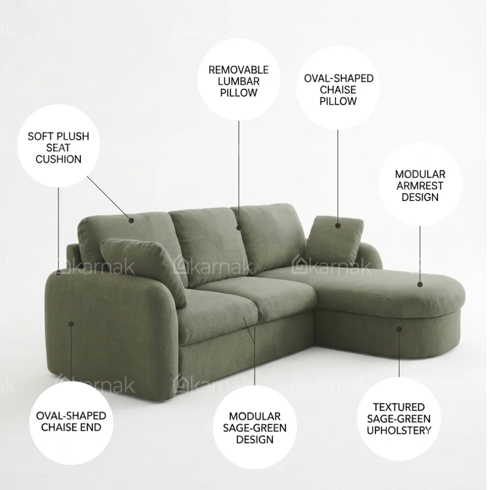 Solvex Sofa Bed – Olive