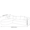 Chaivora Chaise L-Shape Sofa – Beige