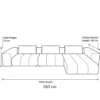 Solvex L-Shape Sofa – Off White