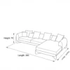 Bouvera L-Shape Boucle Sofa – Beige