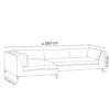 Doventra L-Shape Sofa – Blue