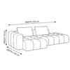 Virello L-Shape Sofa – Off White