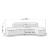 Elvoria 3-Seater Sofa – Off White