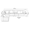 Belevra L-Shaped Sofa – Beige
