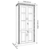 Beggebo Two Door Book Cabinet