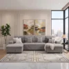 Braventa 4-Seater Sofa Bed – GREY