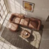 Dorex 3-Seater Sofa – Brown
