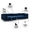 Doventra L-Shape Sofa – Blue