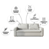 Drevanta Sofa Bed – Grey