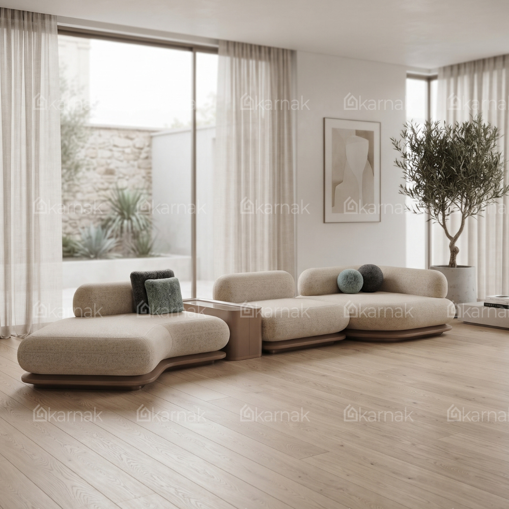 Elvaro Modern 3-Seater Sofa