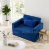 Elviro Single Sofa Bed – Blue