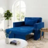Elviro Single Sofa Bed – Blue