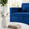 Elviro Single Sofa Bed – Blue