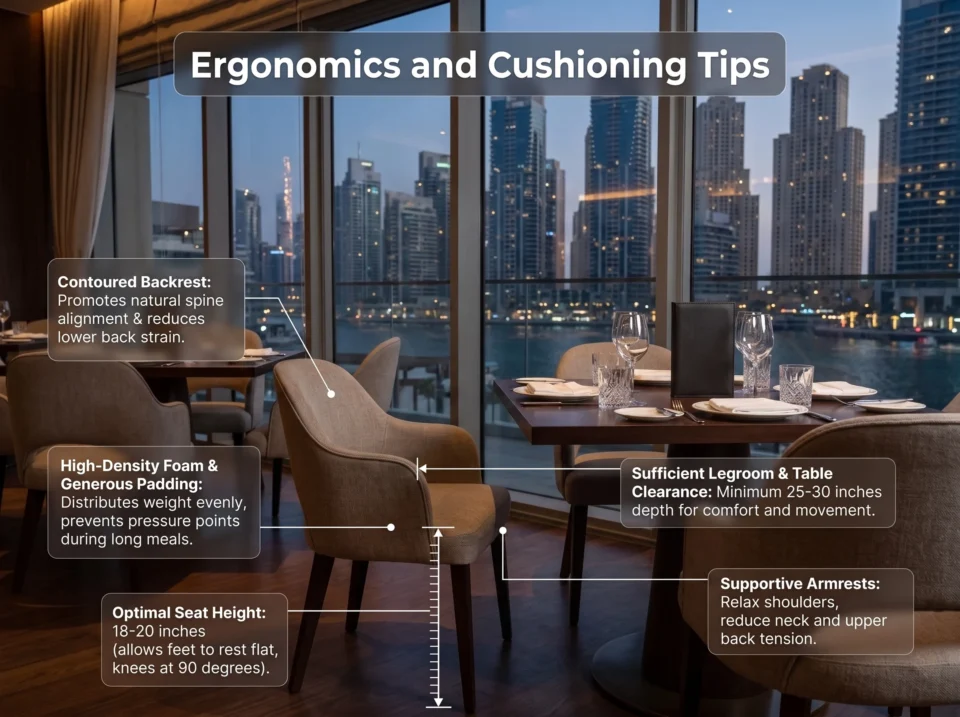 Ergonomics and Cushioning Tips Dubai