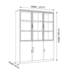 Jazzae Book Cabinet