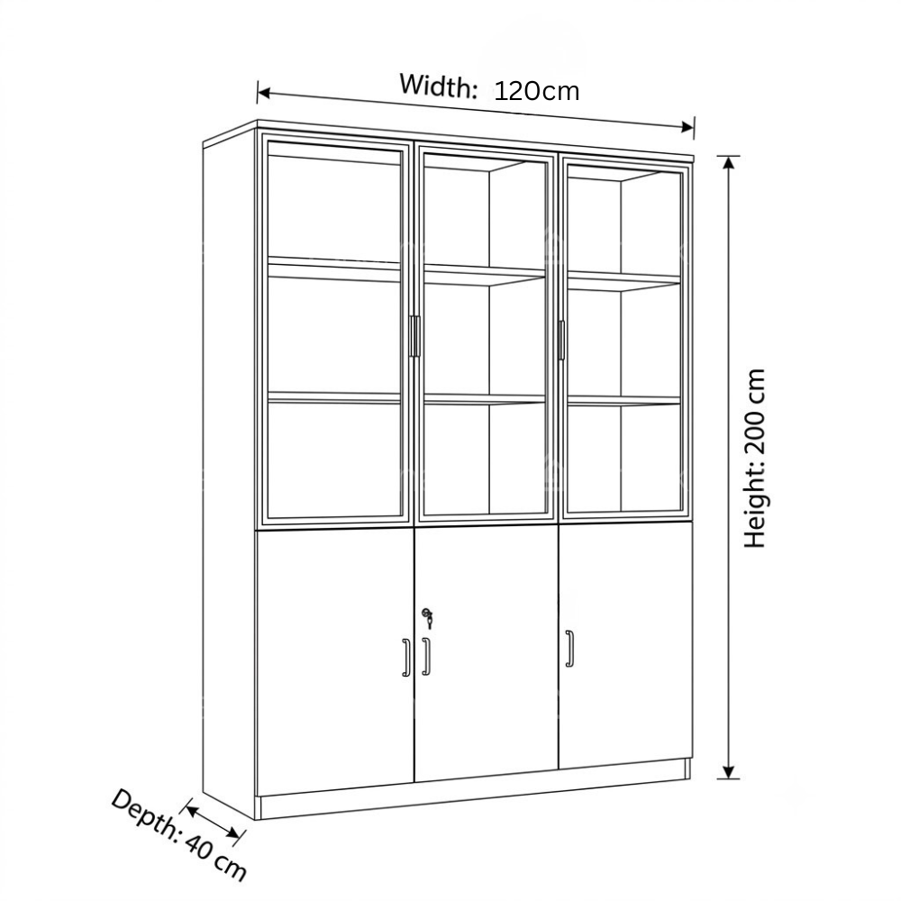 Jazzae Book Cabinet