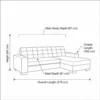 Orvex L-Shape Sofa With Storage – Blue