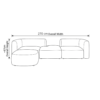 Dorex 3-Seater Sofa – Brown