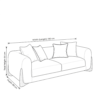 Nivex 2-Seater Sofa – Beige