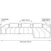 Solvex L-Shape Sofa – Off White
